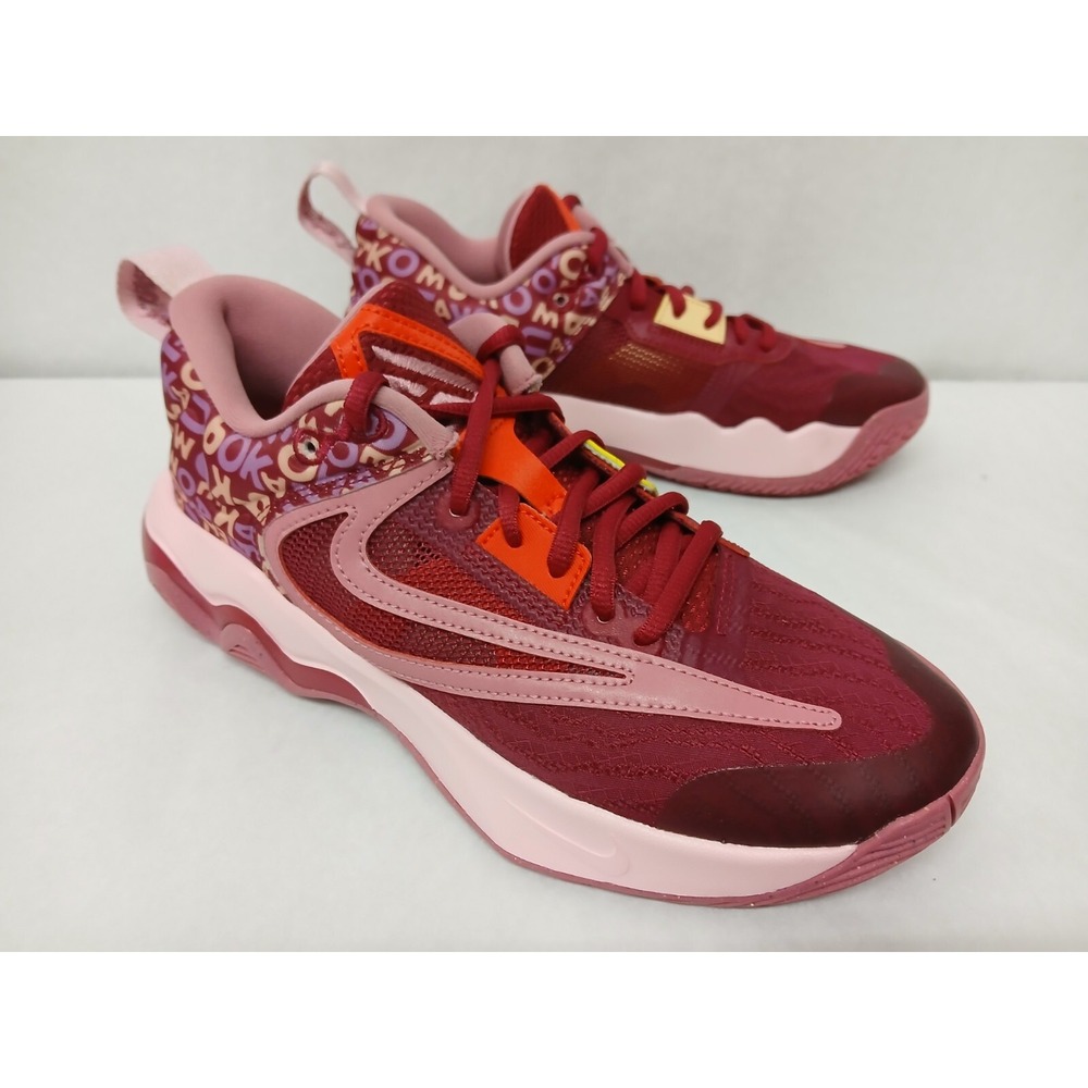Nike Women's Giannis Immortality‎ 3 Basketball Shoes DZ7533-600 Noble Red Sz 6.5